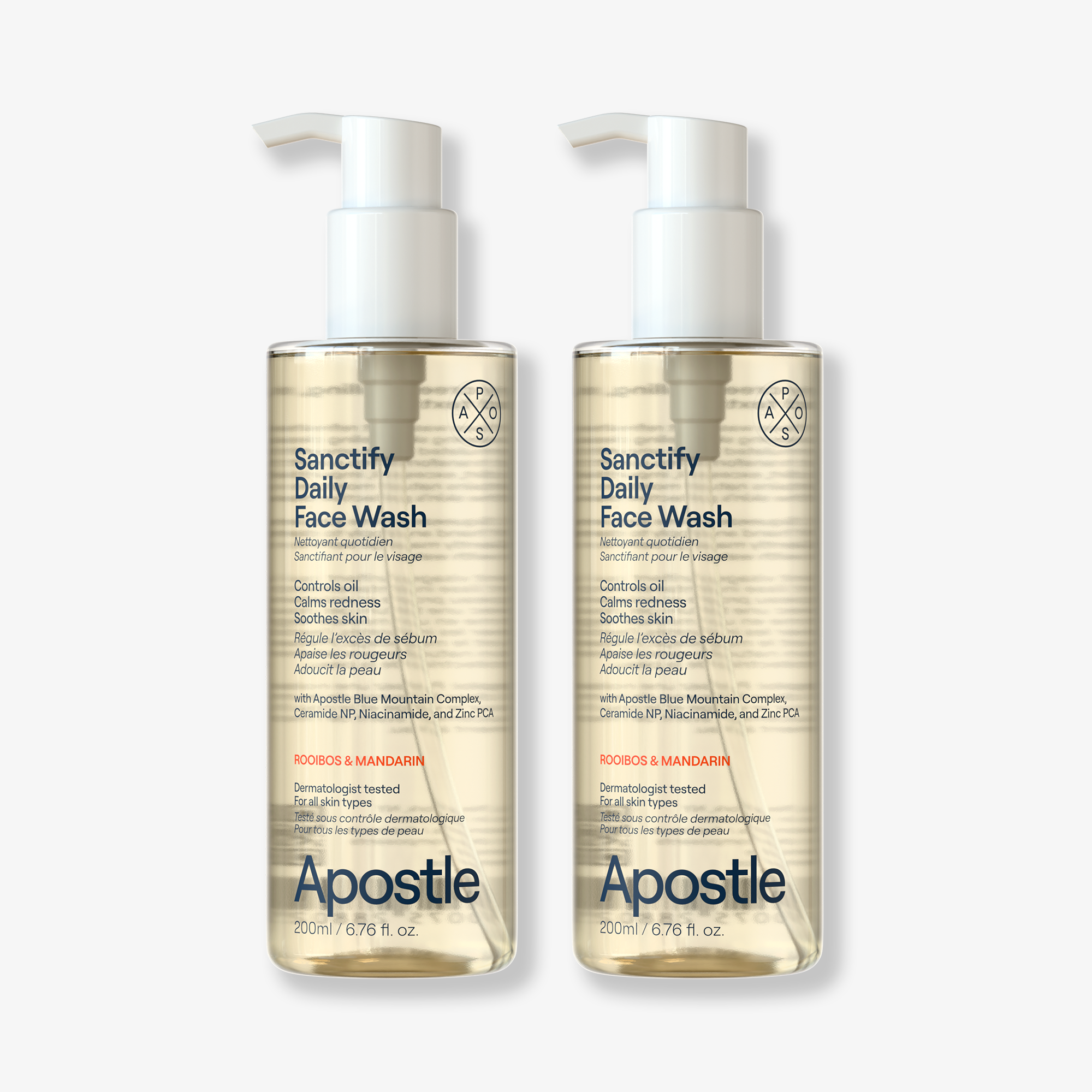Sanctify Daily Face Wash 2-Pack – Apostle