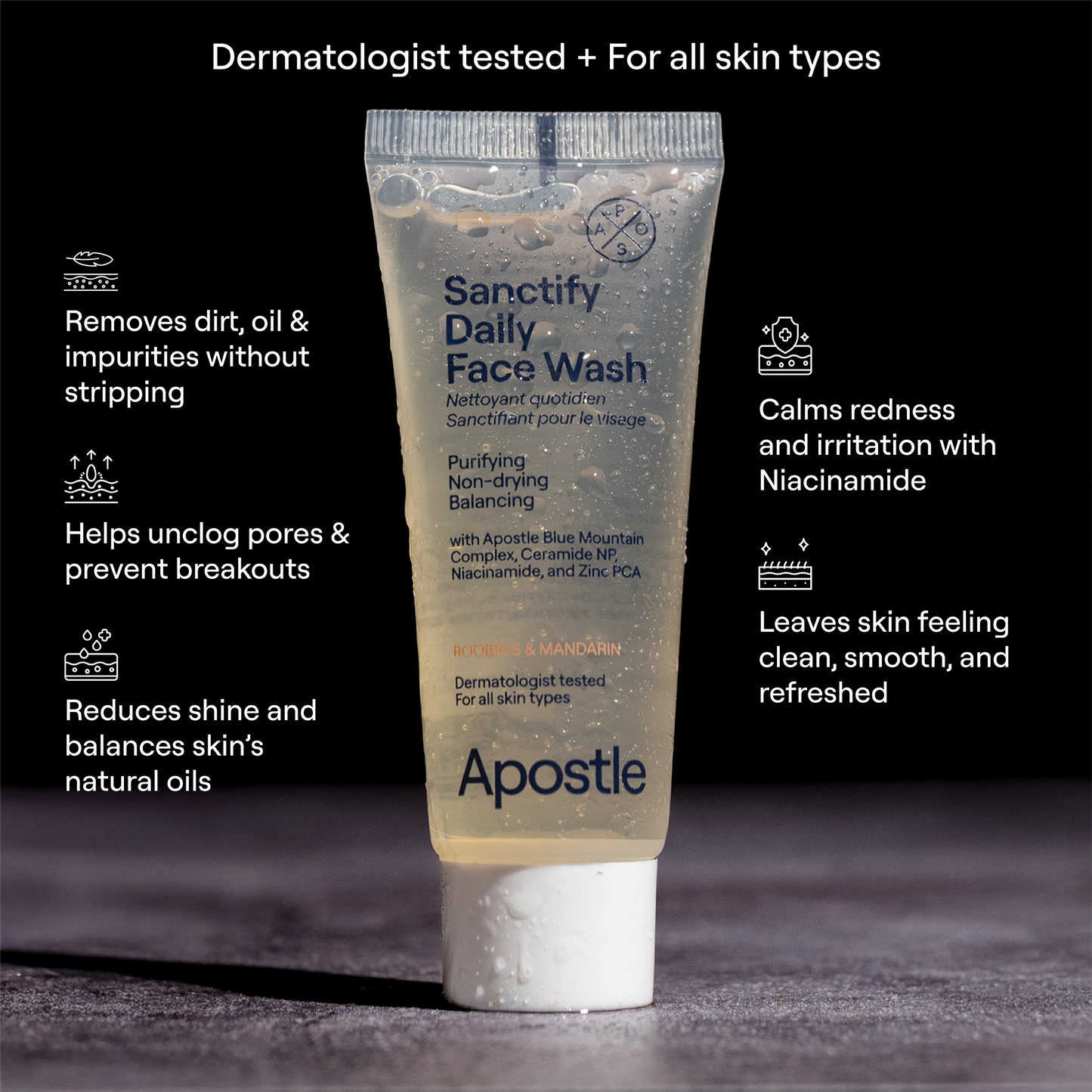 Sanctify Daily Face Wash and Omega Daily Moisturizer Discovery Bundle